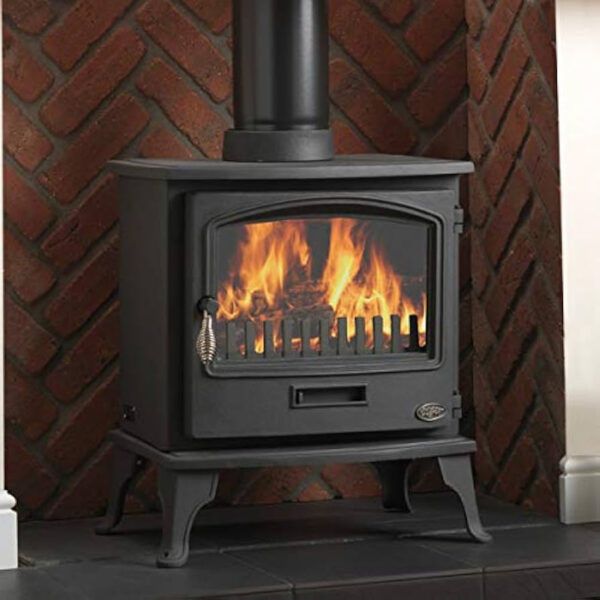 Evergreen Tiger Stove Glass