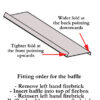 how to fit an esse 100 baffle