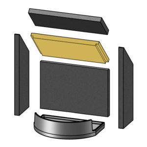 Lower Baffle Brick