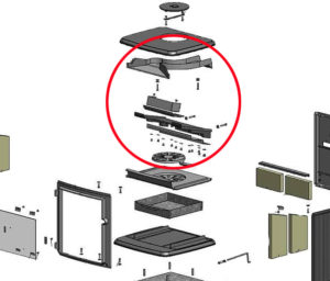 common parts in modern stoves