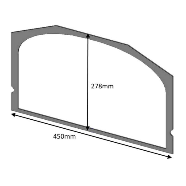 Single Door Glass Gasket Consort 9 & 15