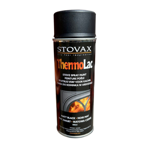 Matt Black Stove Spray - Stovax