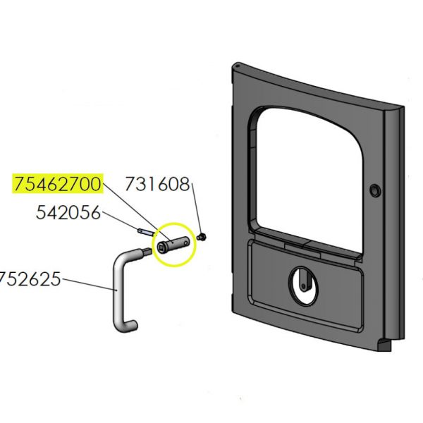 Badger Door Axle