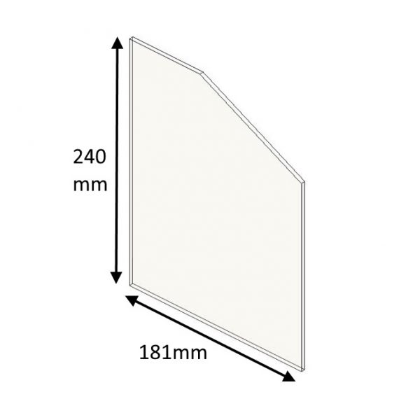 Double Door Glass Parkray Consort 7 & 5 Slim