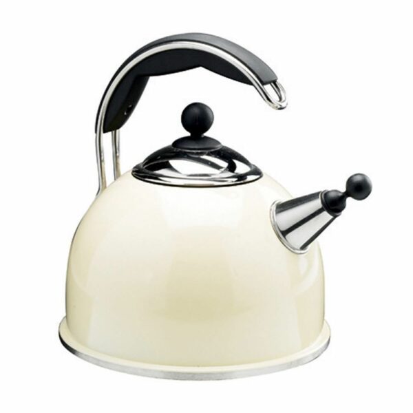 AGA Stainless Steel Whistling Kettle Cream