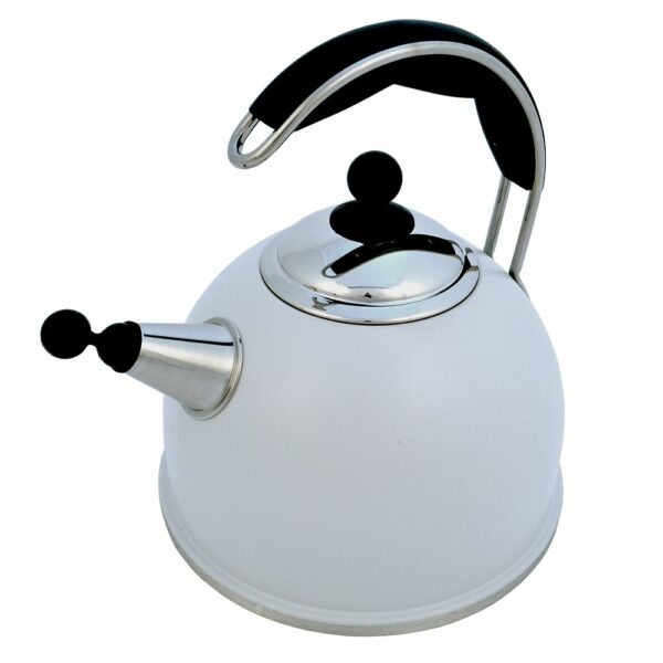 AGA Stainless Steel Whistling Kettle Pearl Ashes