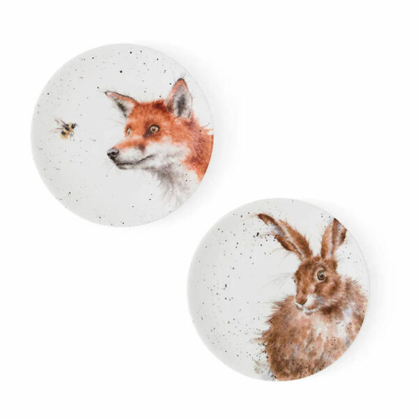 Wrendale Fox & Hare Plates
