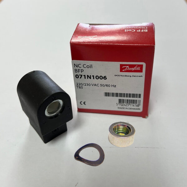 Replacement Danfoss Solenoid BFP Twin Coil V510/2 for various Rayburn Cookers. 071N1006.