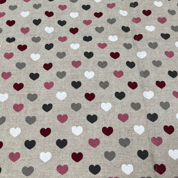Heart Pattern Tea Towel